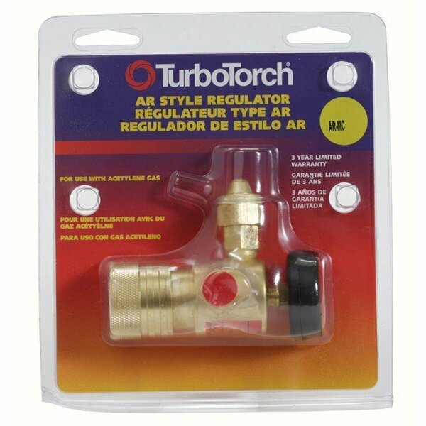 Turbotorch Regulator, Medium-Duty, Single Stage, Acetylene Gas 0386-0726